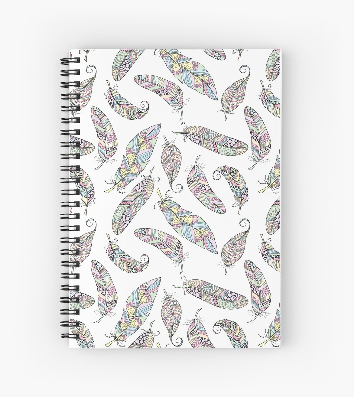 Tazi feathers notebook