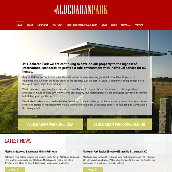 Aldebaran Park | Design | PHP | CSS | JS | Echo3 DreamCMS | www.aldebaranpark.com