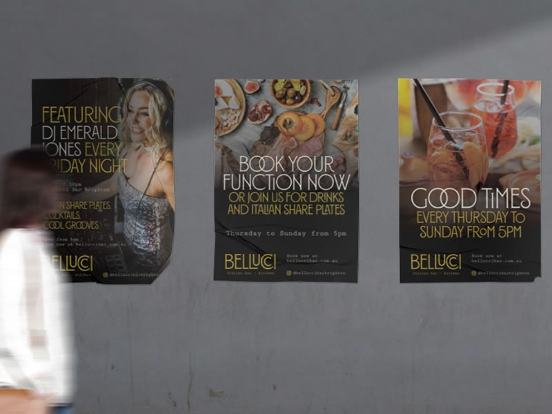 Belluci Bar Posters