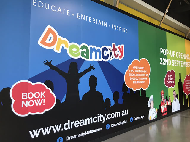 External Hoarding for Dreamcity Pop-Up