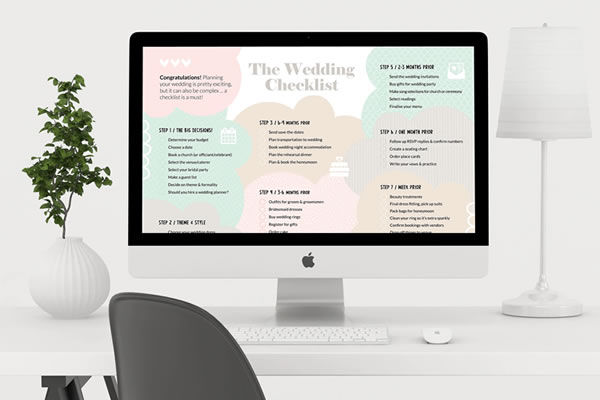 DIY Wedding Checklist Infographic