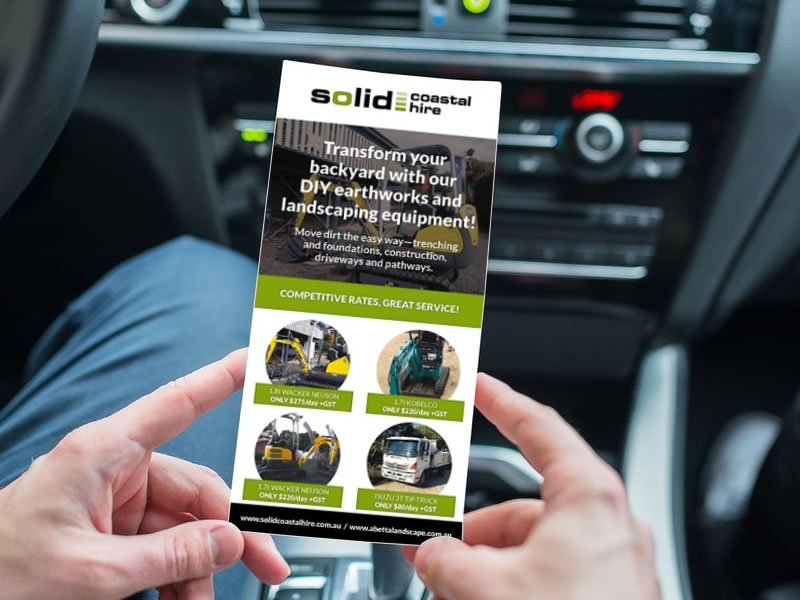 Solid Coastal Hire Flyers