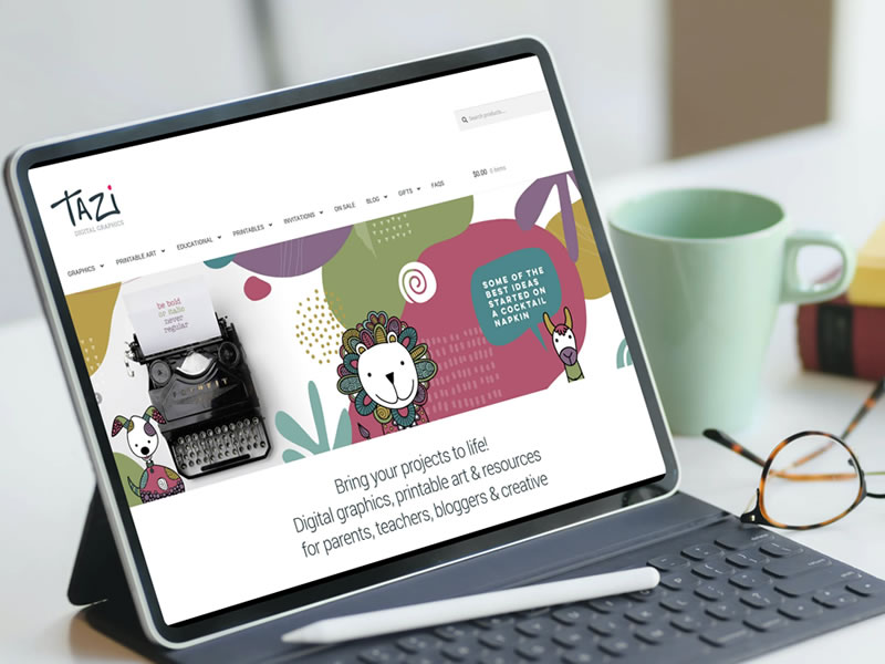 Tazi Graphics Website